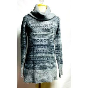 telluride clothing company women cowl neck waffle sweater size S